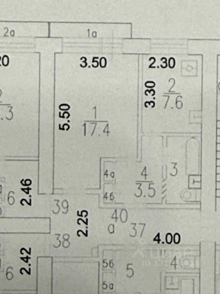 1-комнатная квартира, 34 м² — фотография 3