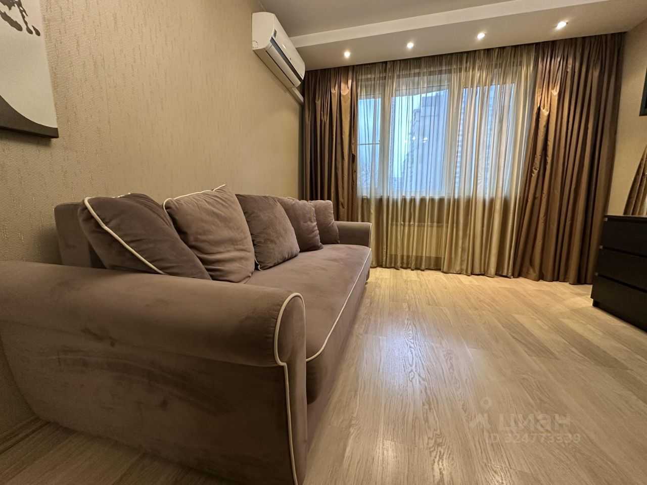 1-комнатная квартира, 38,7 м²