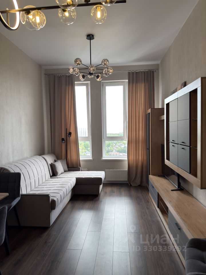 1-комнатная квартира, 40,7 м²