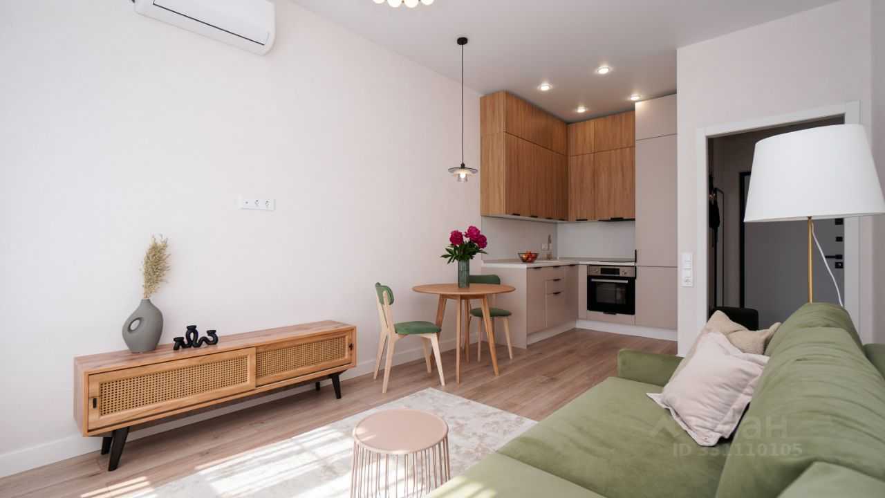 1-комнатная квартира, 42 м²