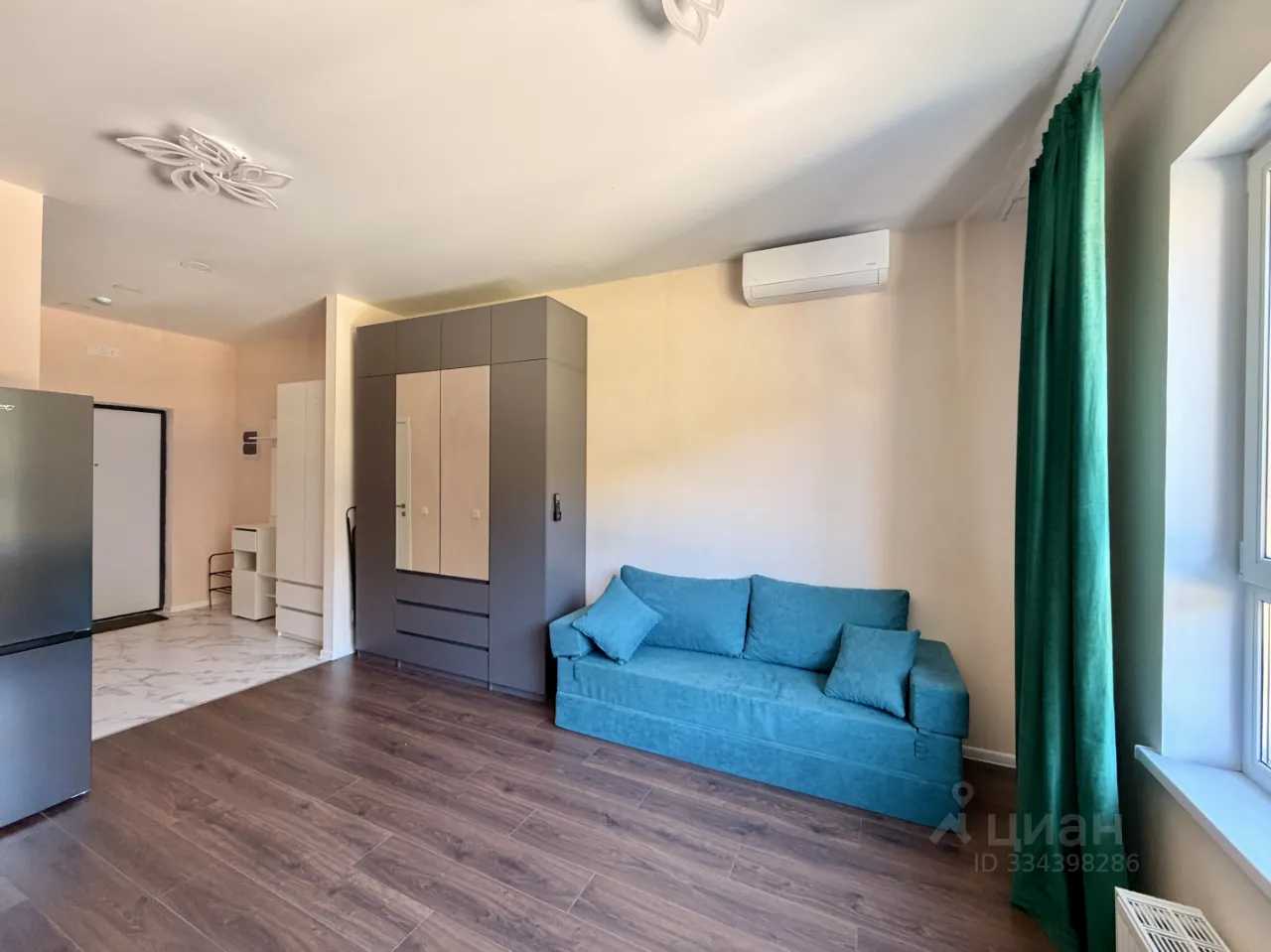 1-комнатная квартира, 29 м²