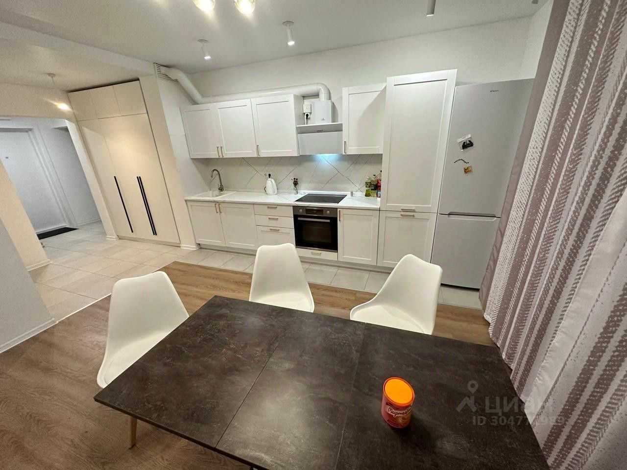 3-комнатная квартира, 61,3 м²