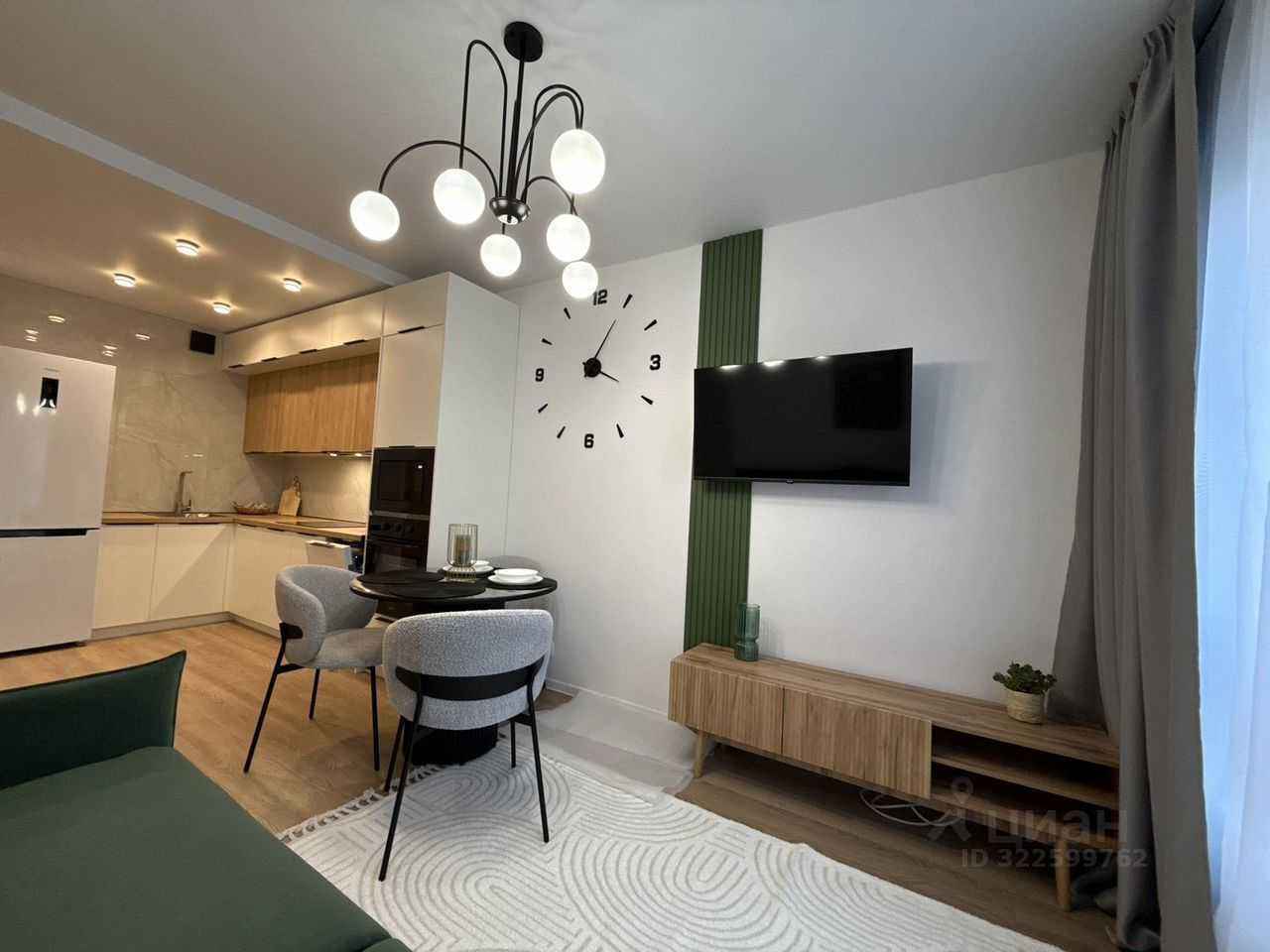 1-комнатная квартира, 35 м² — фотография 3