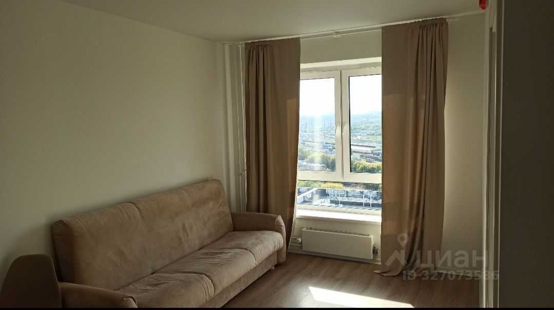 1-комнатная квартира, 33,4 м²
