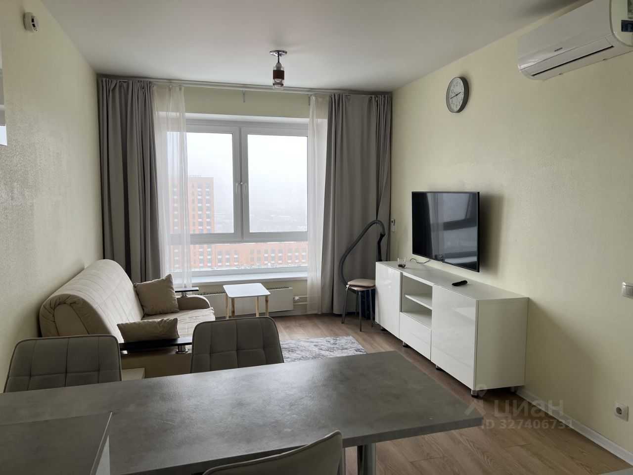 1-комнатная квартира, 35,5 м²