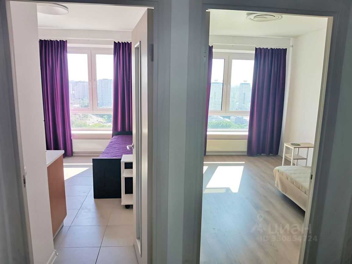 1-комнатная квартира, 33,1 м²