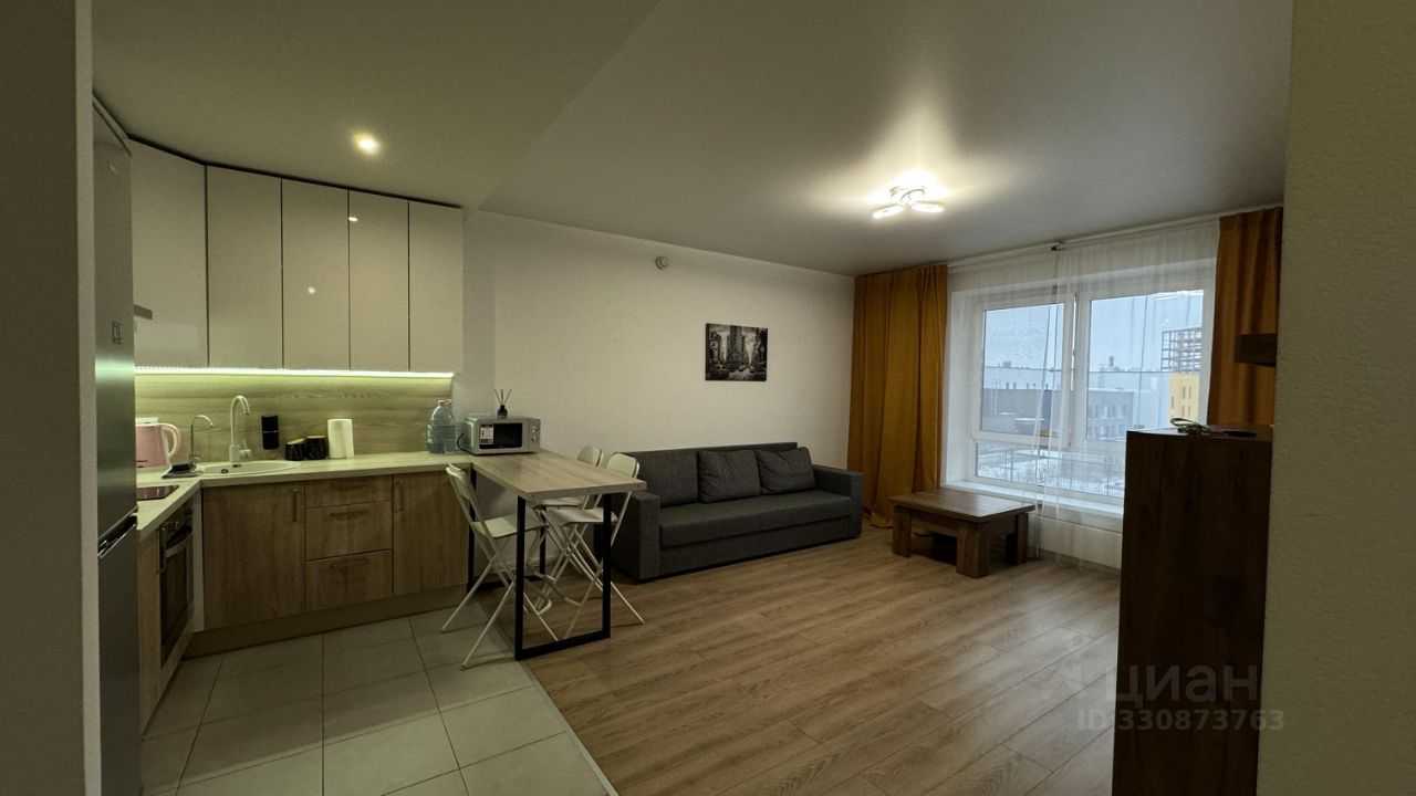 1-комнатная квартира, 44,5 м²