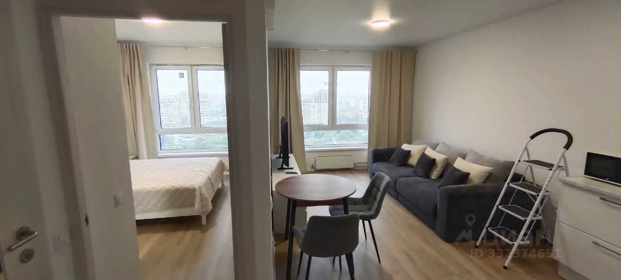 1-комнатная квартира, 35,6 м²