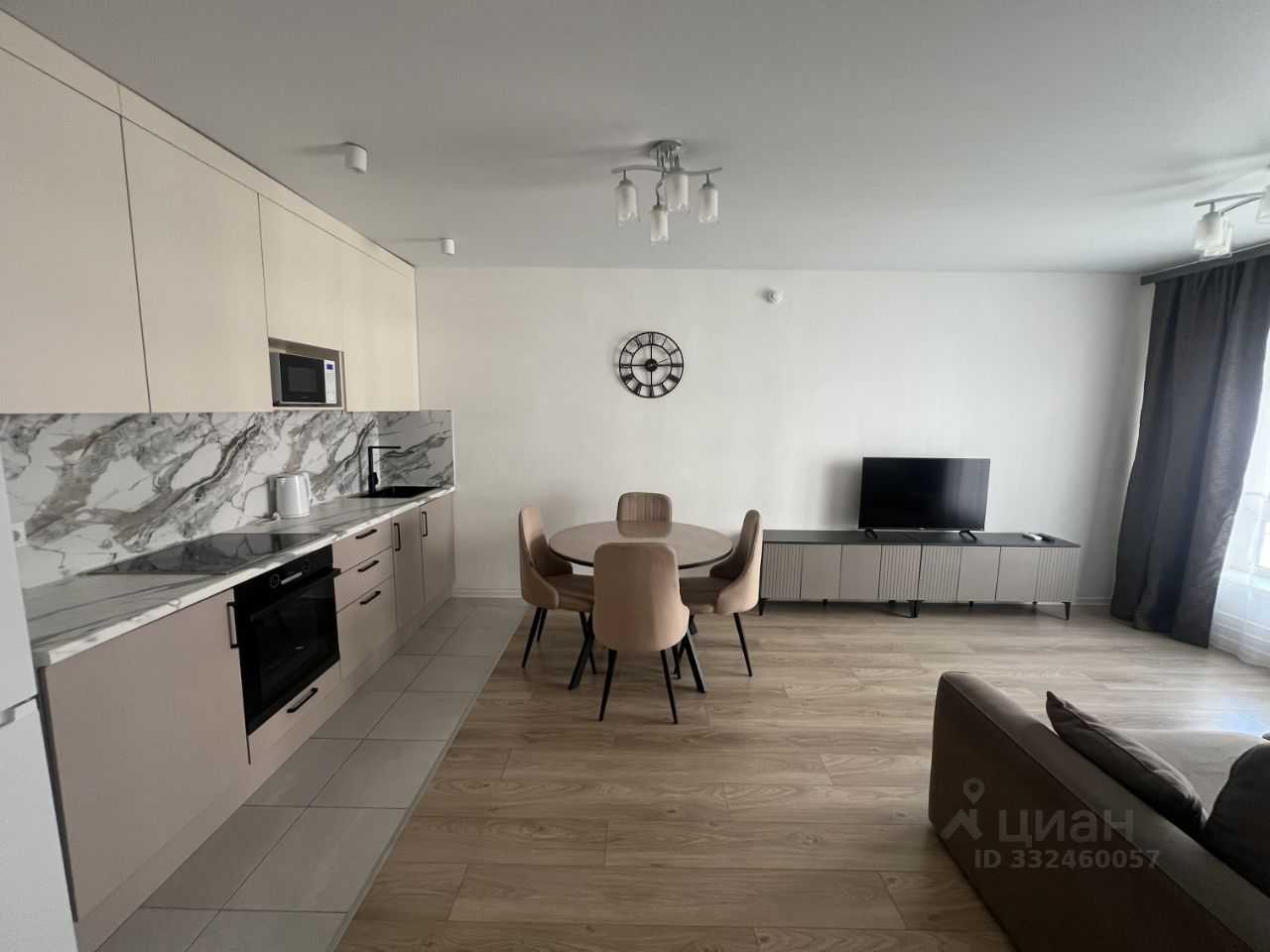 2-комнатная квартира, 58,6 м² — фотография 2