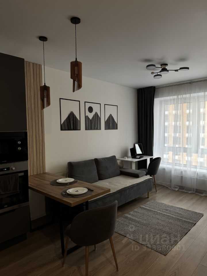 2-комнатная квартира, 33,4 м²