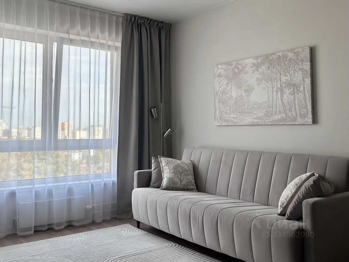 1-комнатная квартира, 38,8 м²