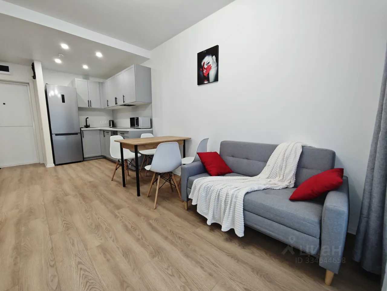 1-комнатная квартира, 32,3 м²