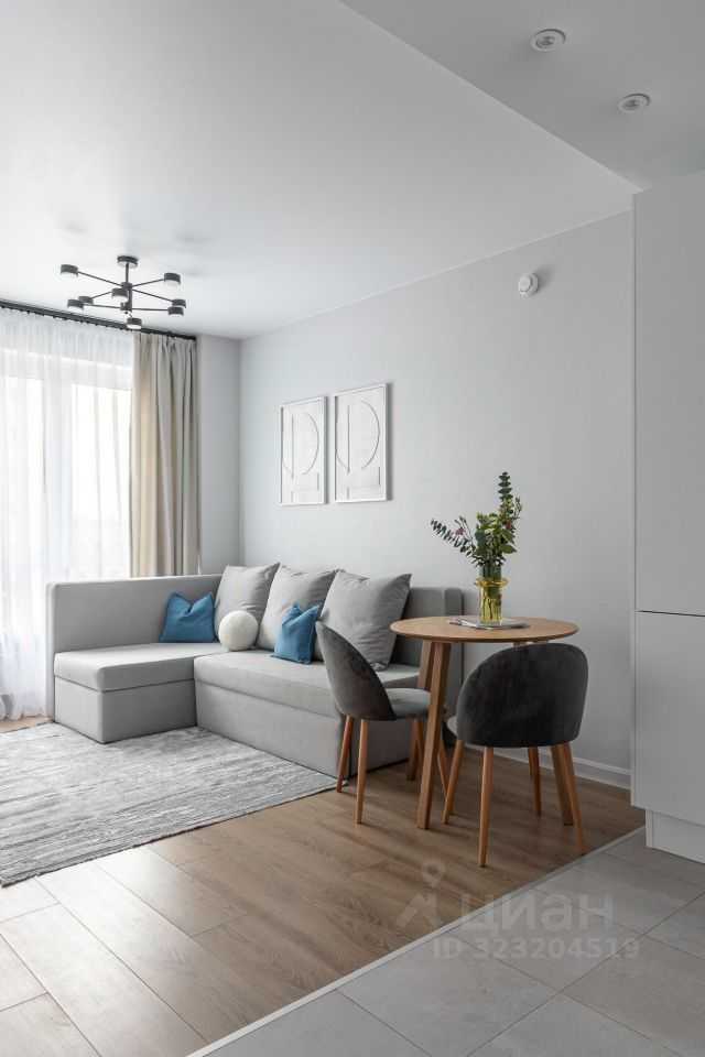 1-комнатная квартира, 32,7 м² — фотография 2