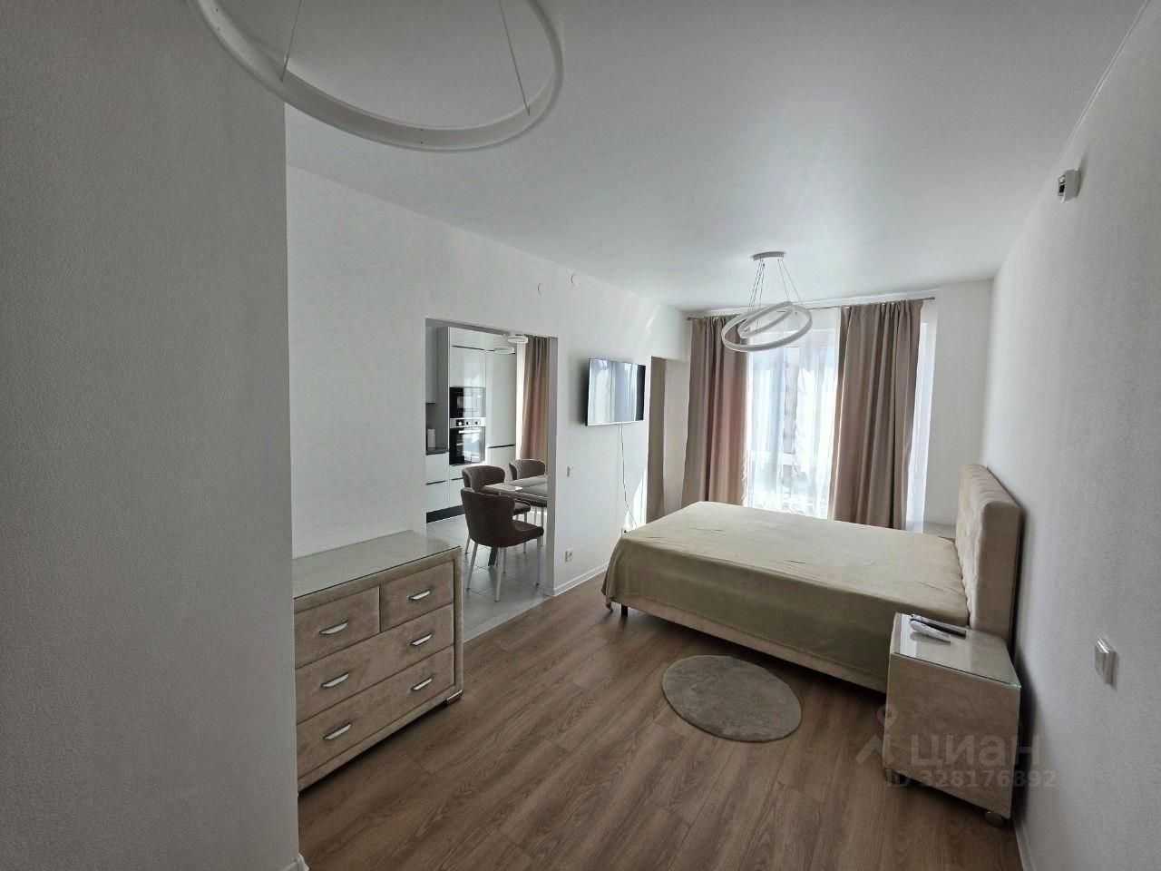 1-комнатная квартира, 34,1 м²