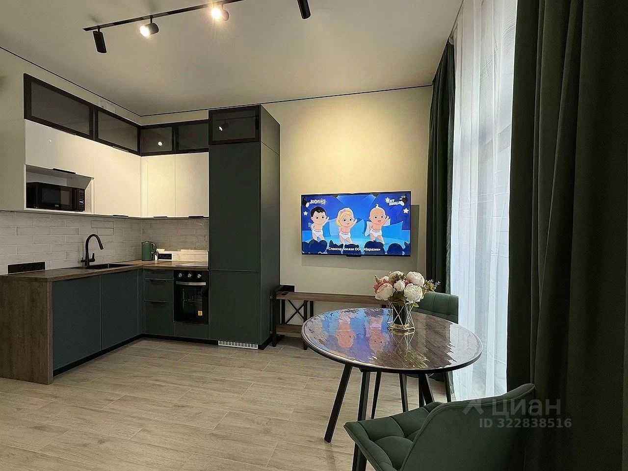 1-комнатная квартира, 34 м²