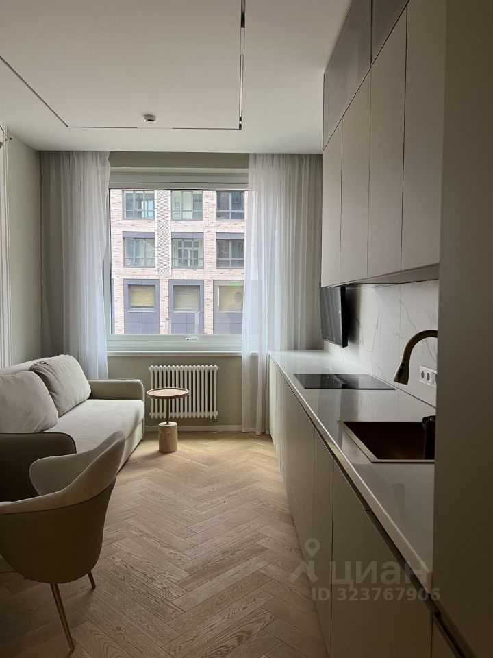 1-комнатная квартира, 19,1 м²