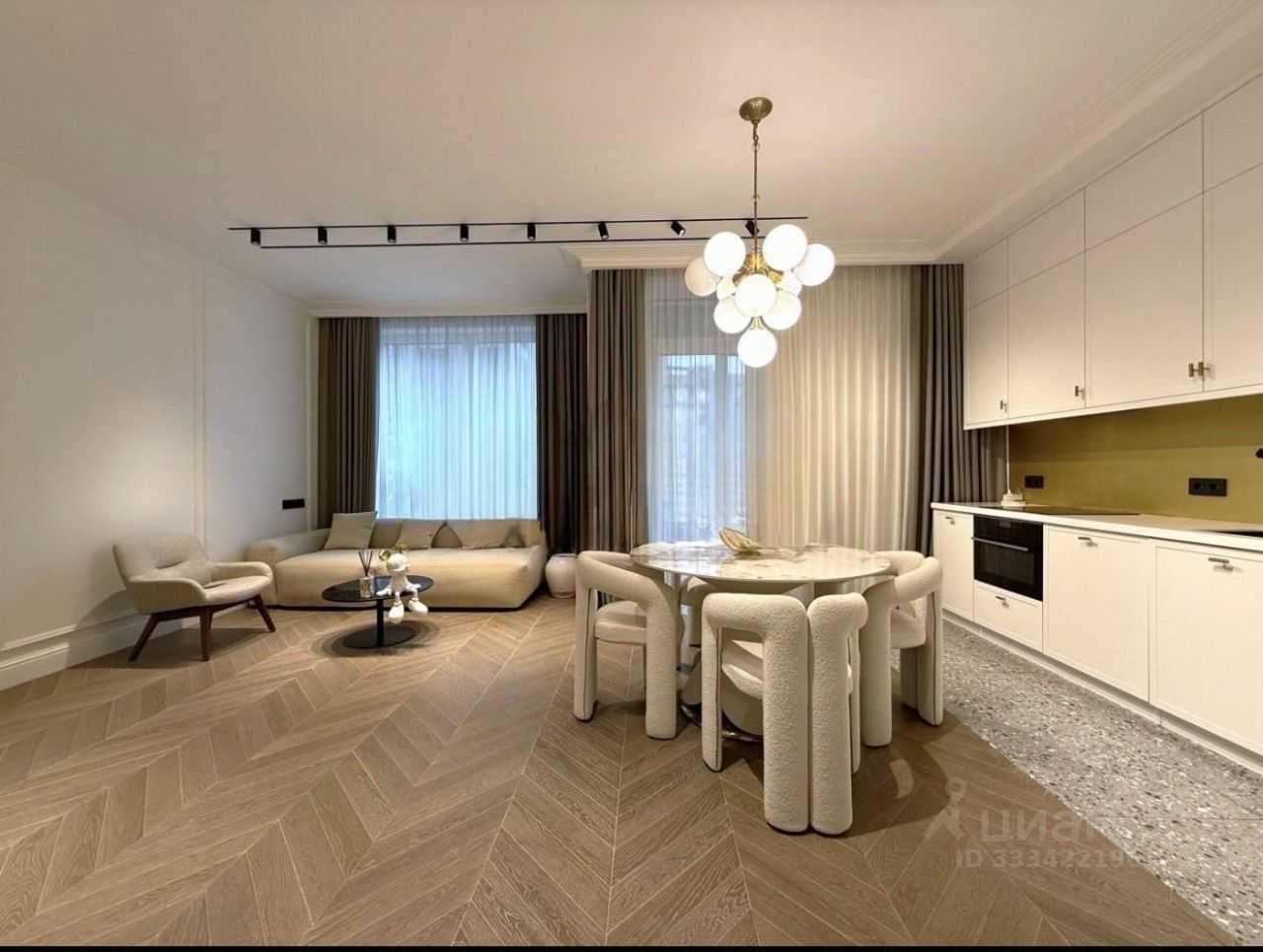 3-комнатная квартира, 89 м²