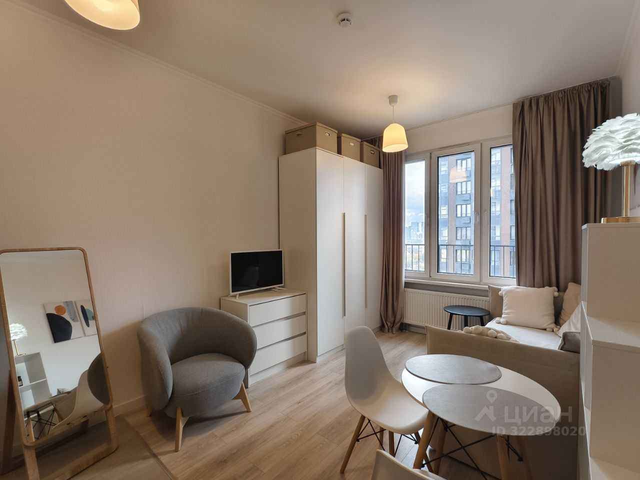 1-комнатная квартира, 22,3 м² — фотография 2