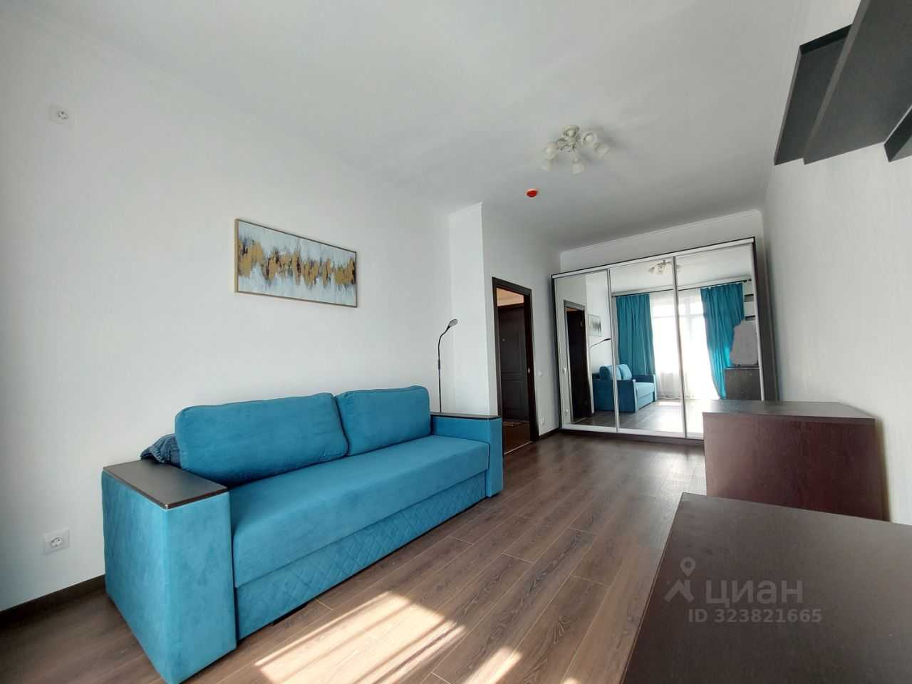 1-комнатная квартира, 43 м²
