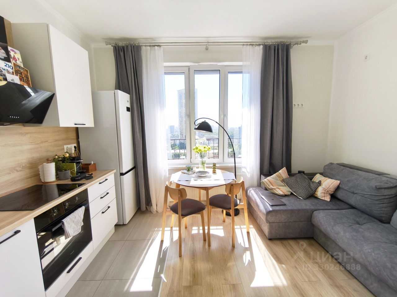 1-комнатная квартира, 46 м²