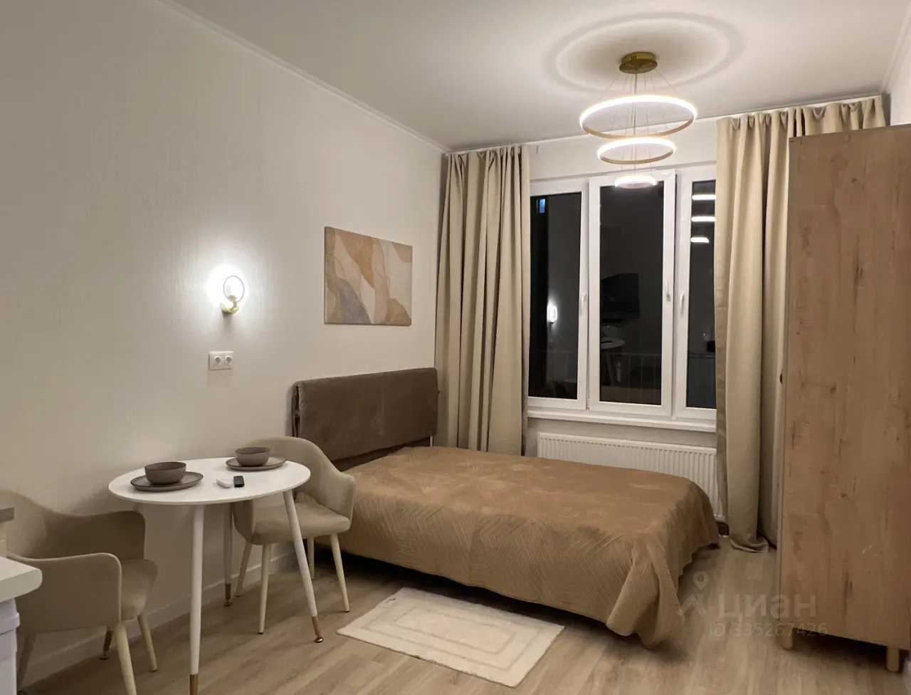 1-комнатная квартира, 22,3 м²