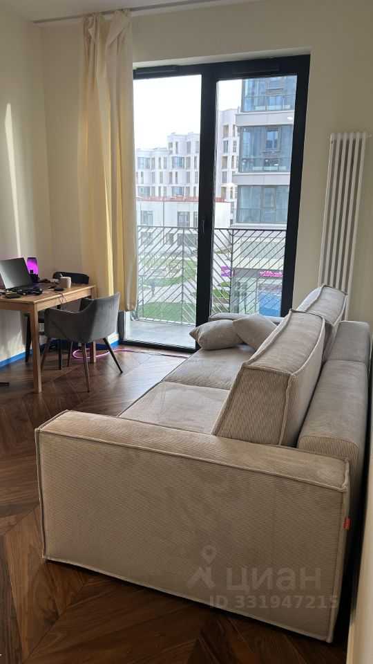 1-комнатная квартира, 43 м²
