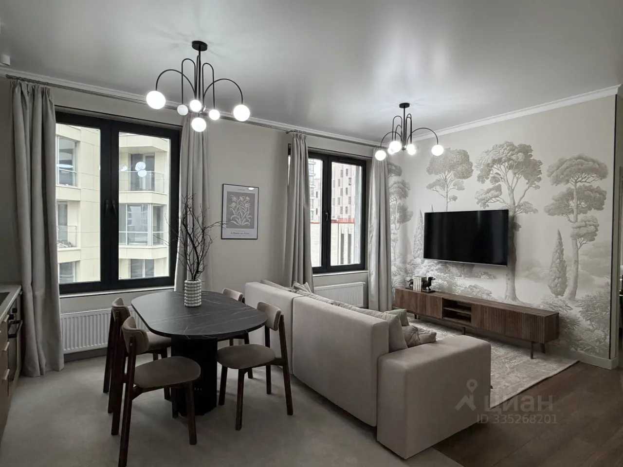 3-комнатная квартира, 60 м²