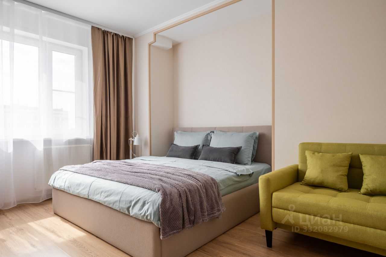 1-комнатная квартира, 33,4 м²