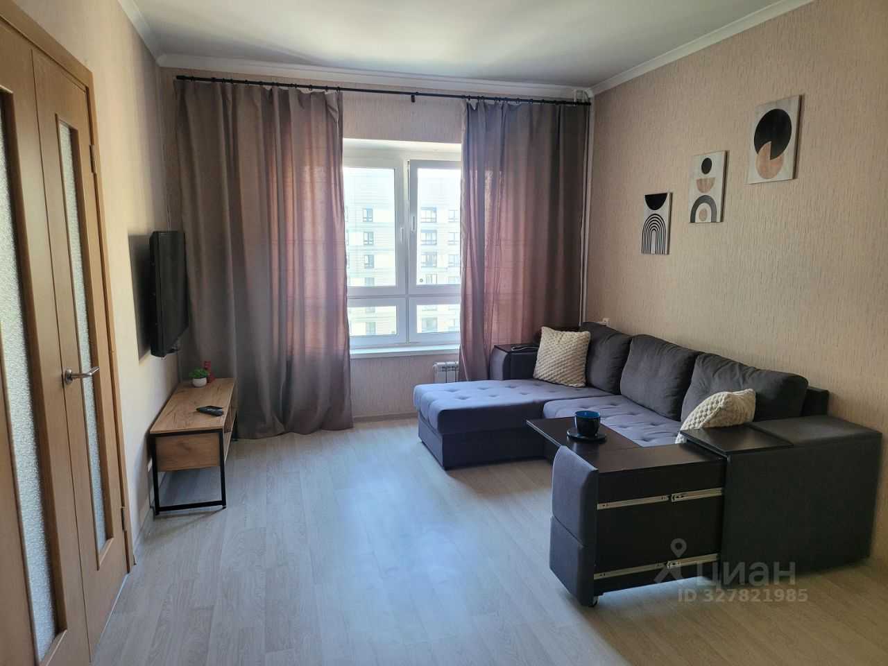 2-комнатная квартира, 55,7 м²