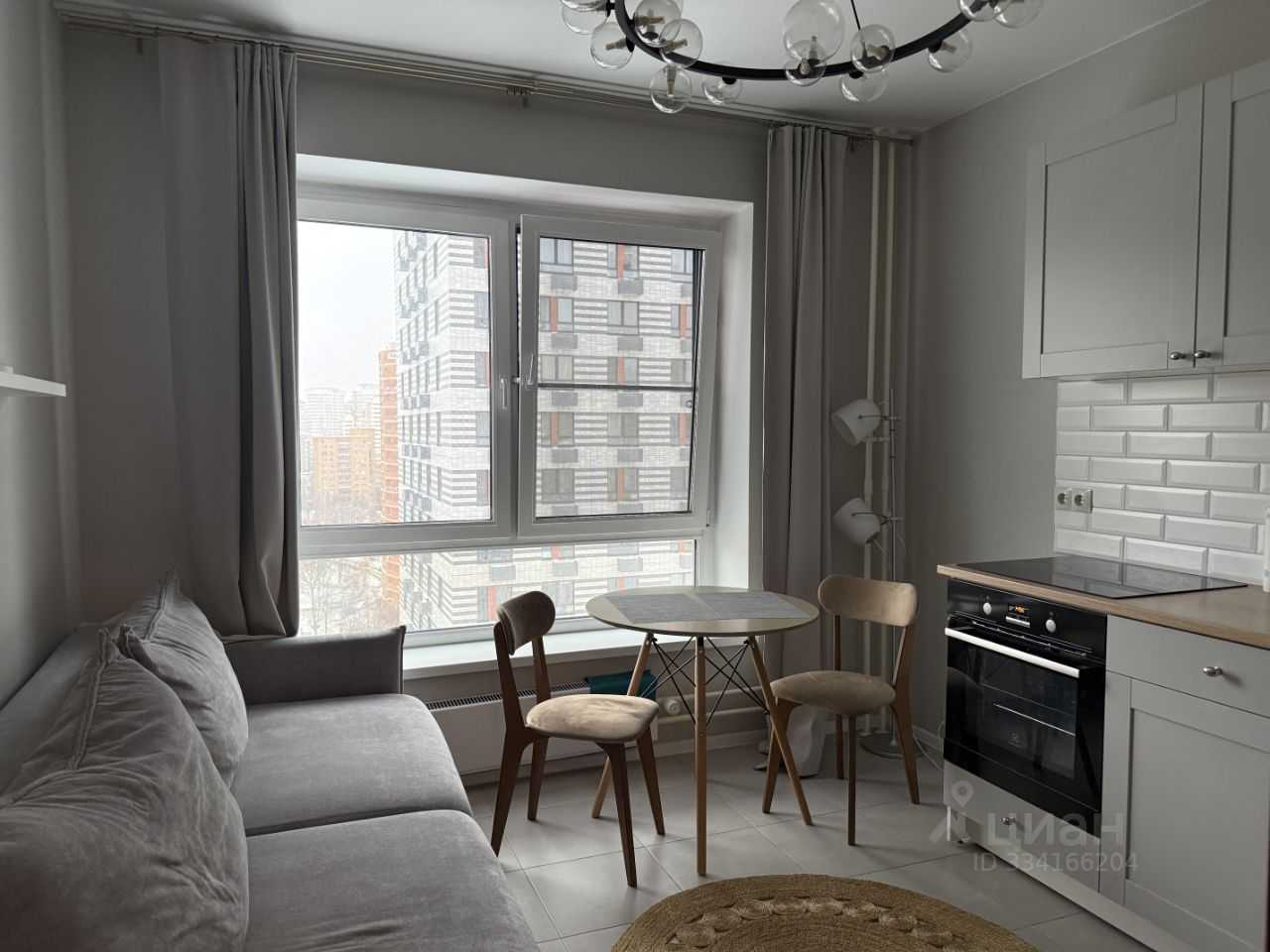 1-комнатная квартира, 39 м²