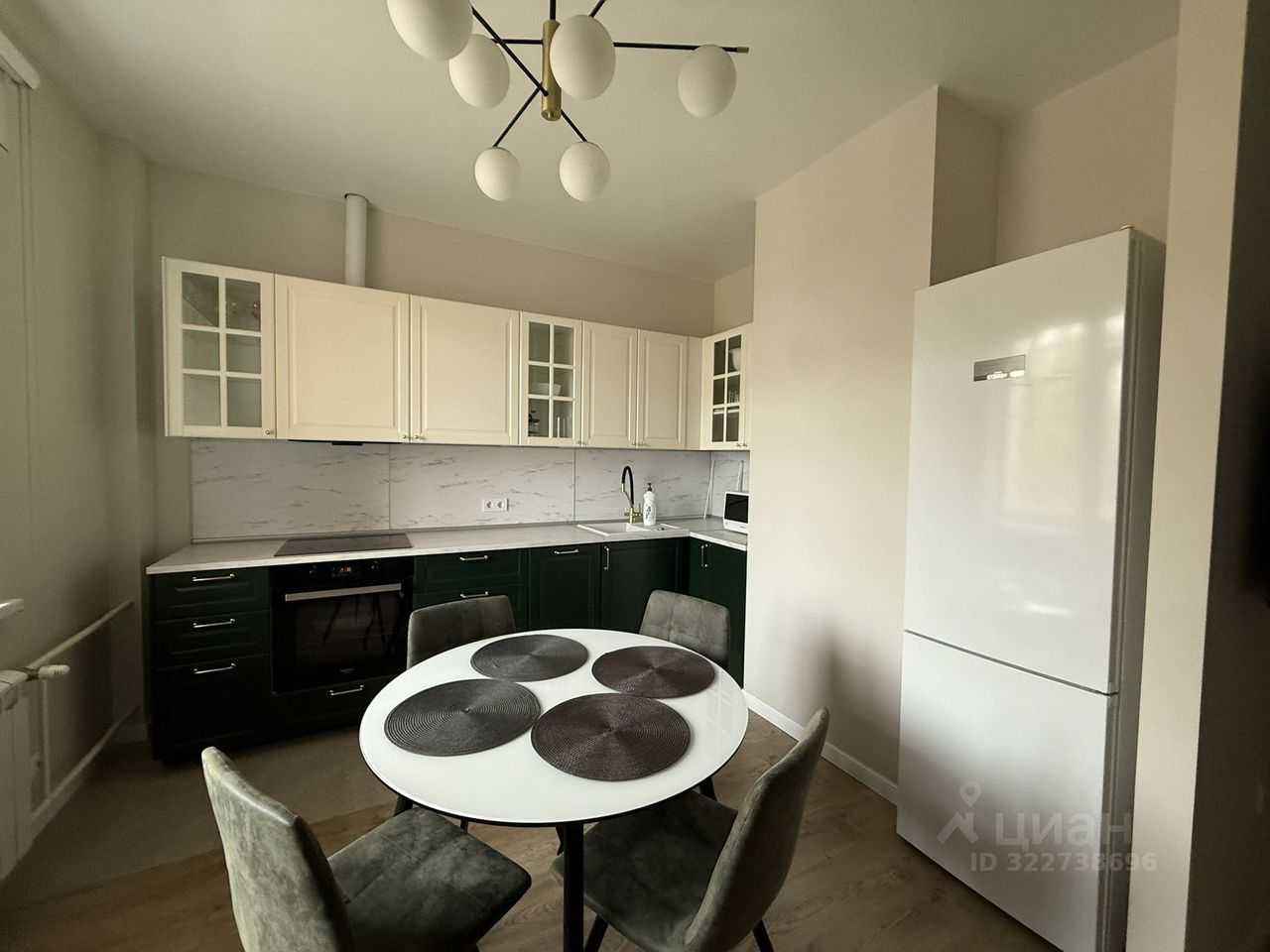 2-комнатная квартира, 55 м²