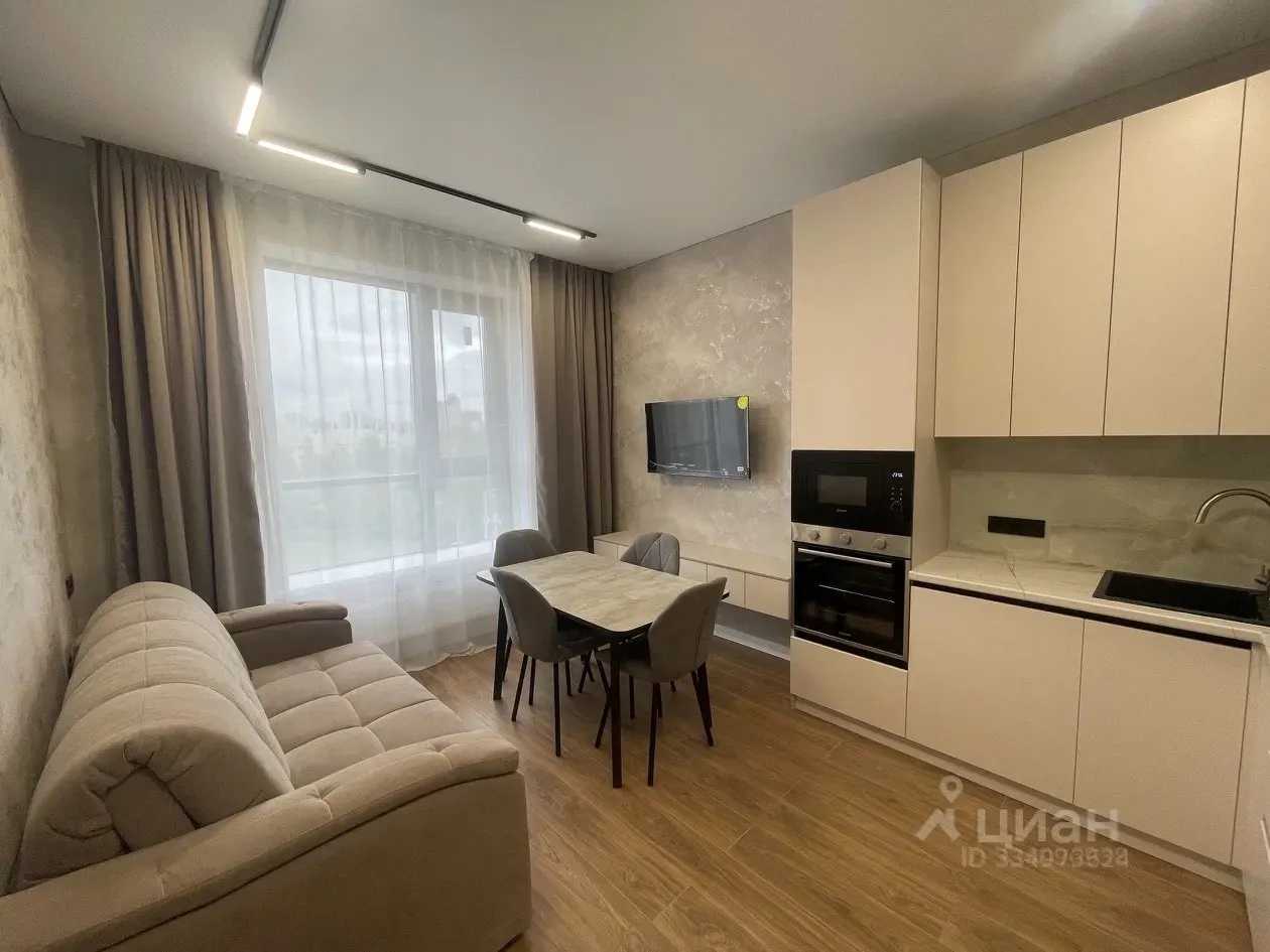 1-комнатная квартира, 41,6 м²