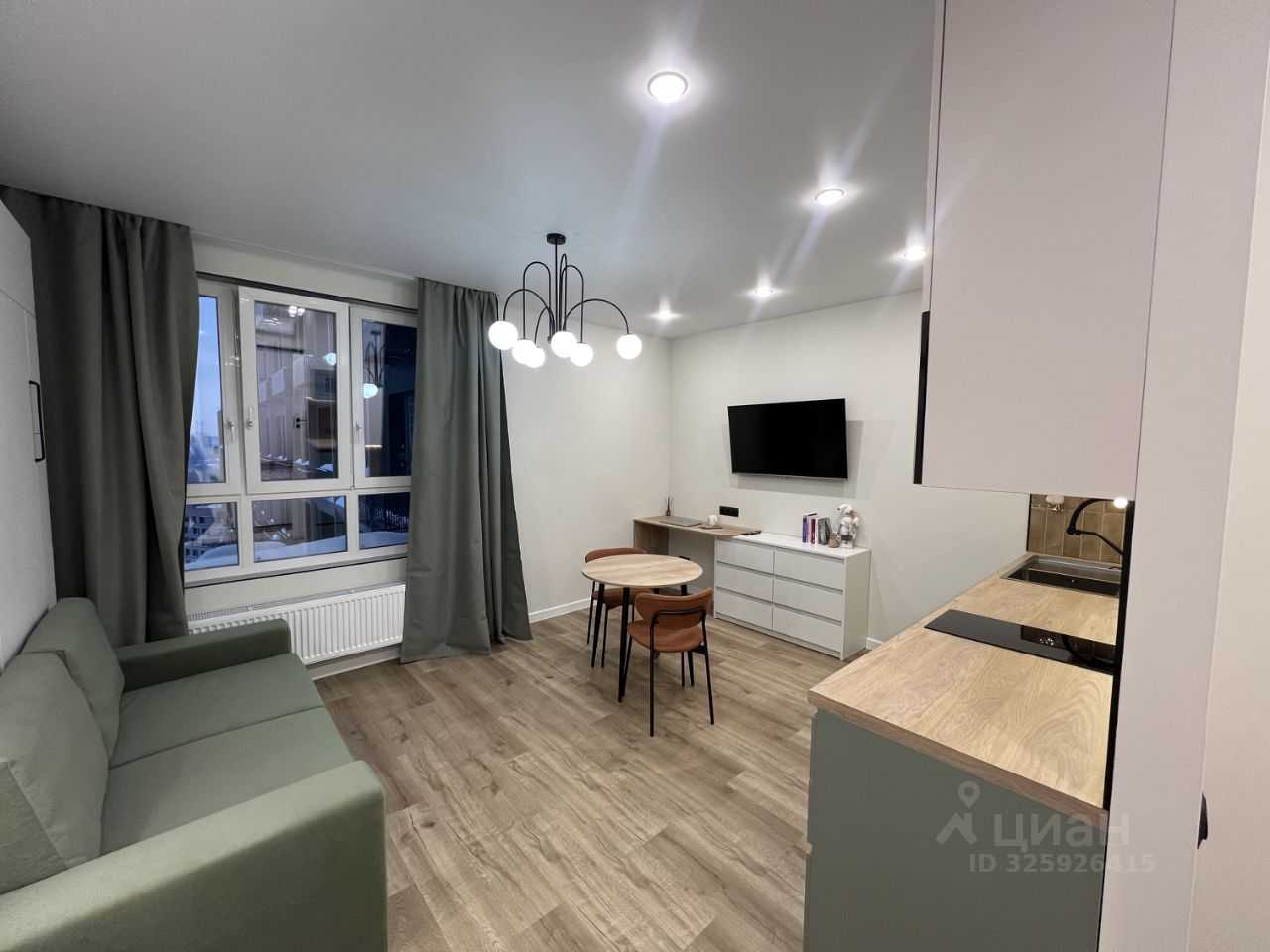 1-комнатная квартира, 29 м² — фотография 2