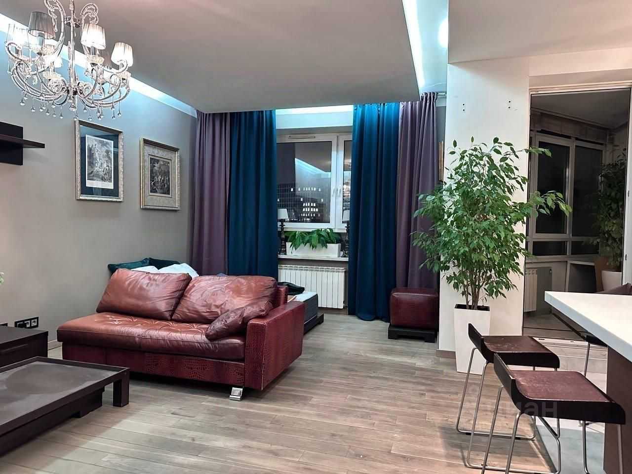 1-комнатная квартира, 60 м² — фотография 2