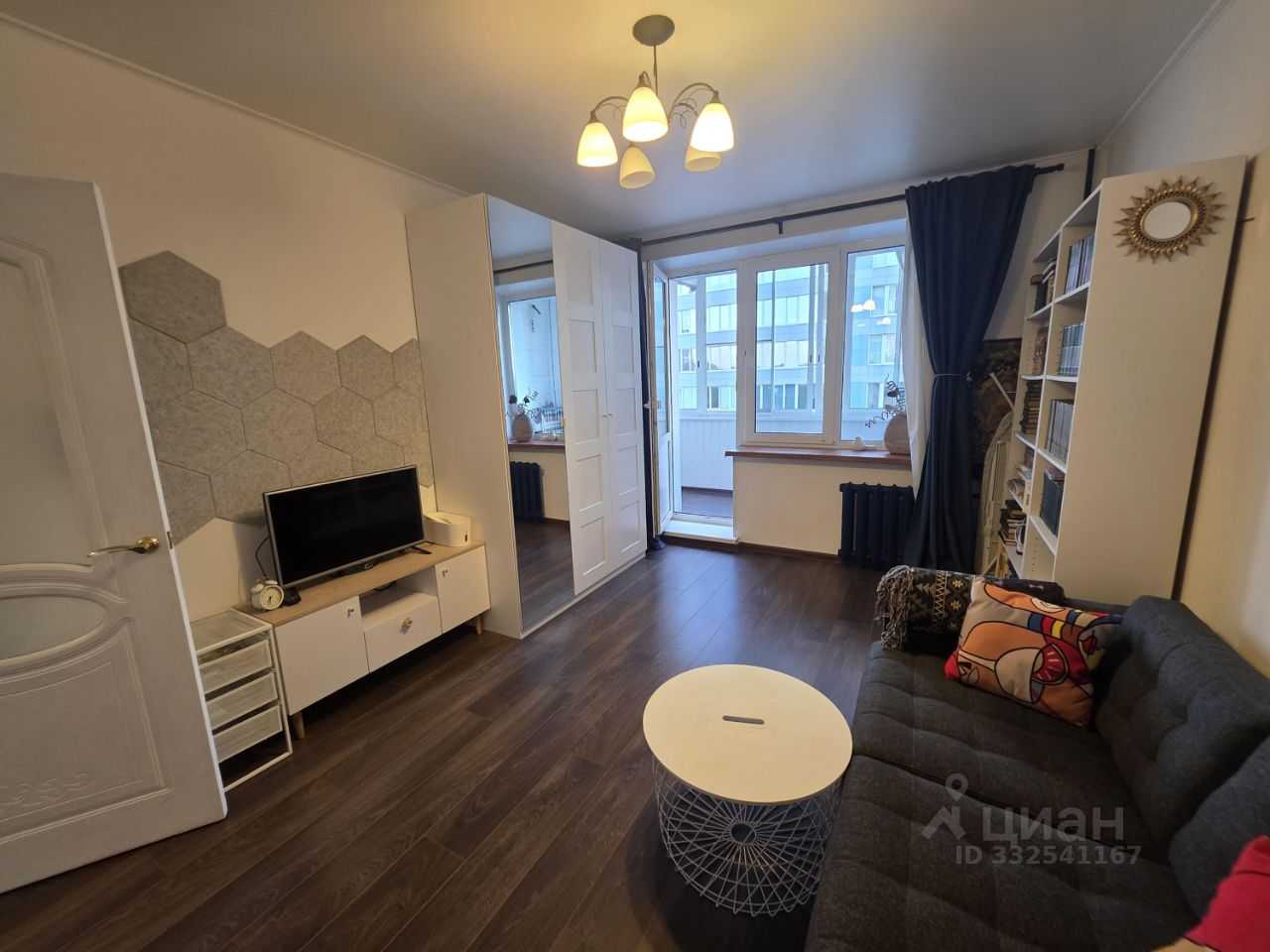1-комнатная квартира, 38 м² — фотография 3