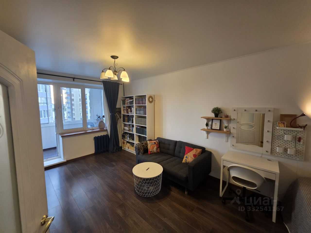 1-комнатная квартира, 38 м²