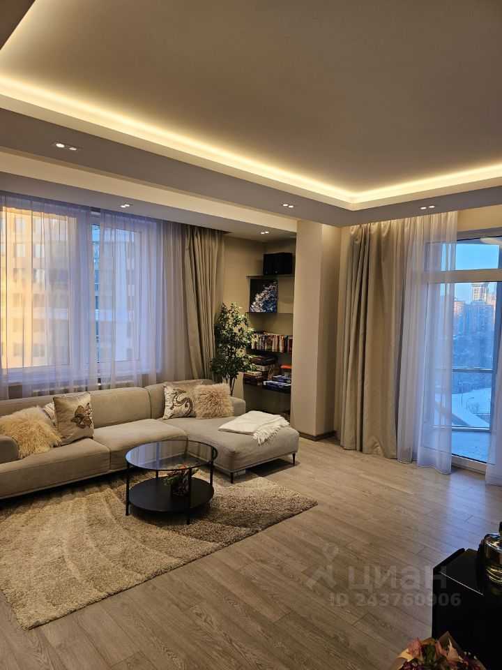 3-комнатная квартира, 117 м²