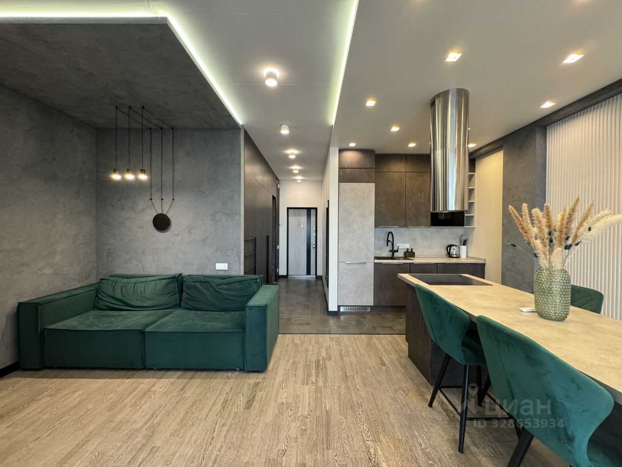 2-комнатная квартира, 57 м² — фотография 3
