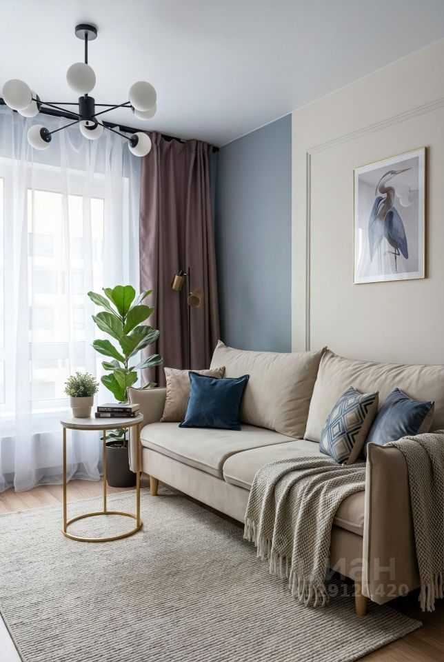1-комнатная квартира, 35,3 м²