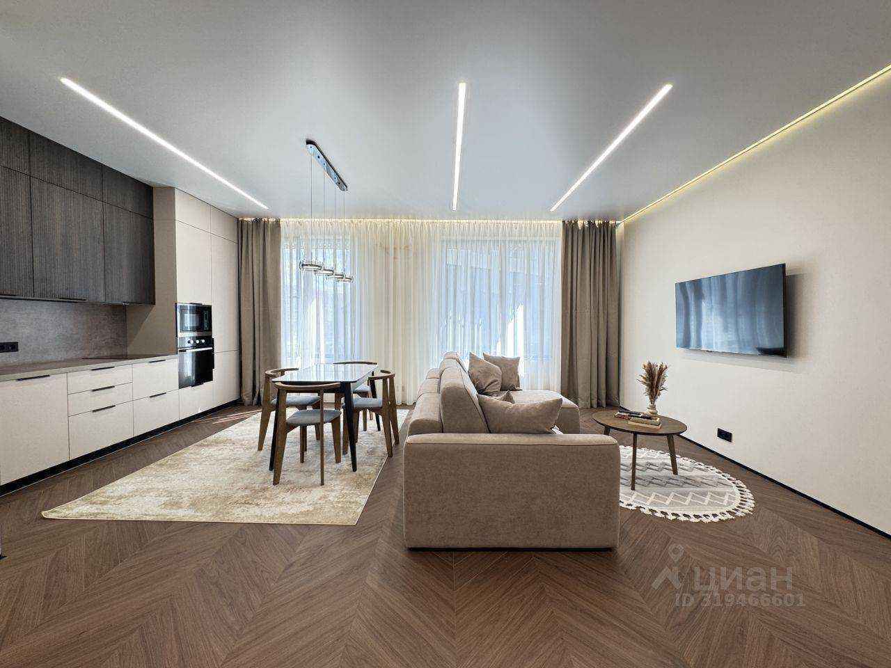 2-комнатная квартира, 56 м² — фотография 3