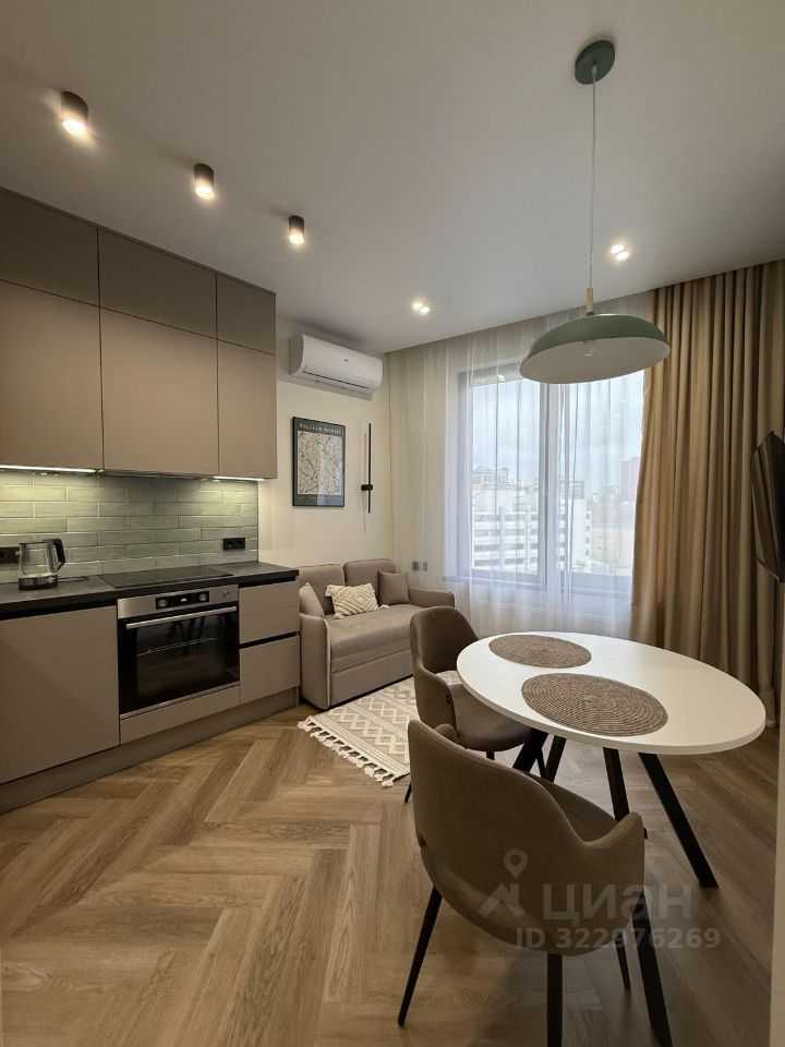 1-комнатная квартира, 33,8 м²