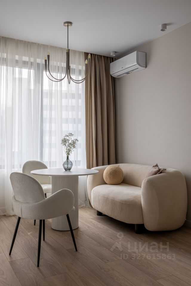 1-комнатная квартира, 34,1 м²