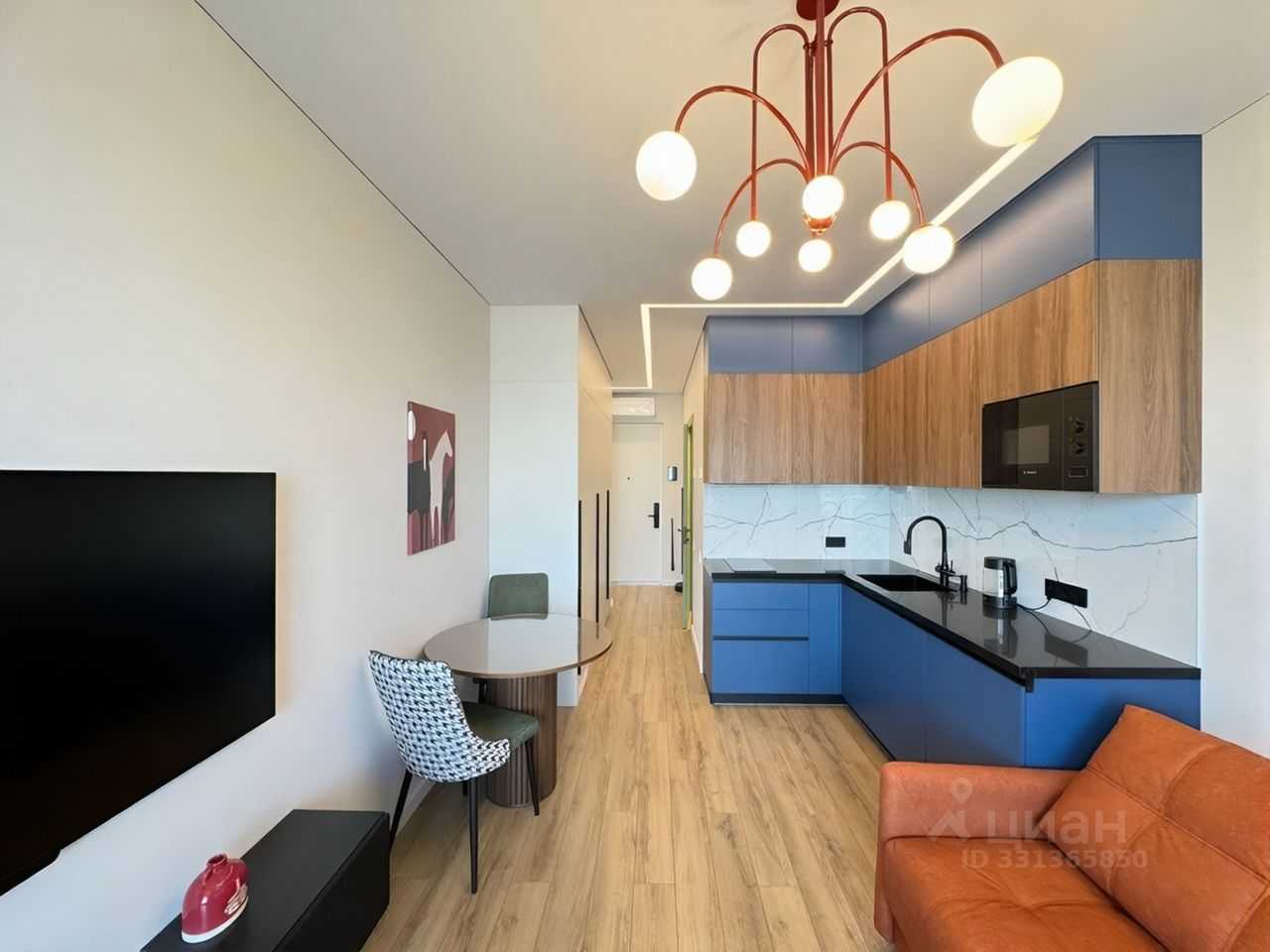 1-комнатная квартира, 22,3 м²