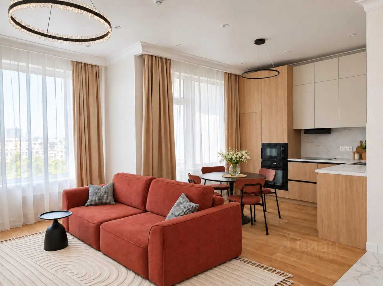 2-комнатная квартира, 57 м²