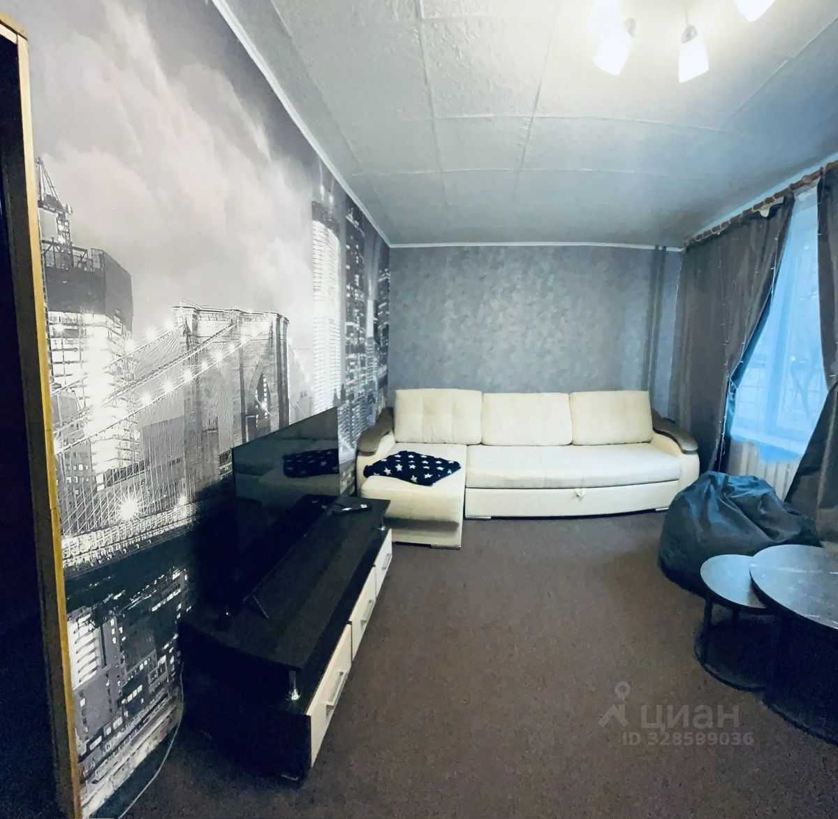 1-комнатная квартира, 35 м²
