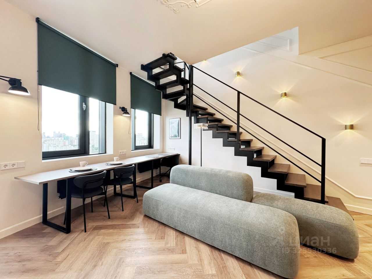 2-комнатная квартира, 55 м² — фотография 2
