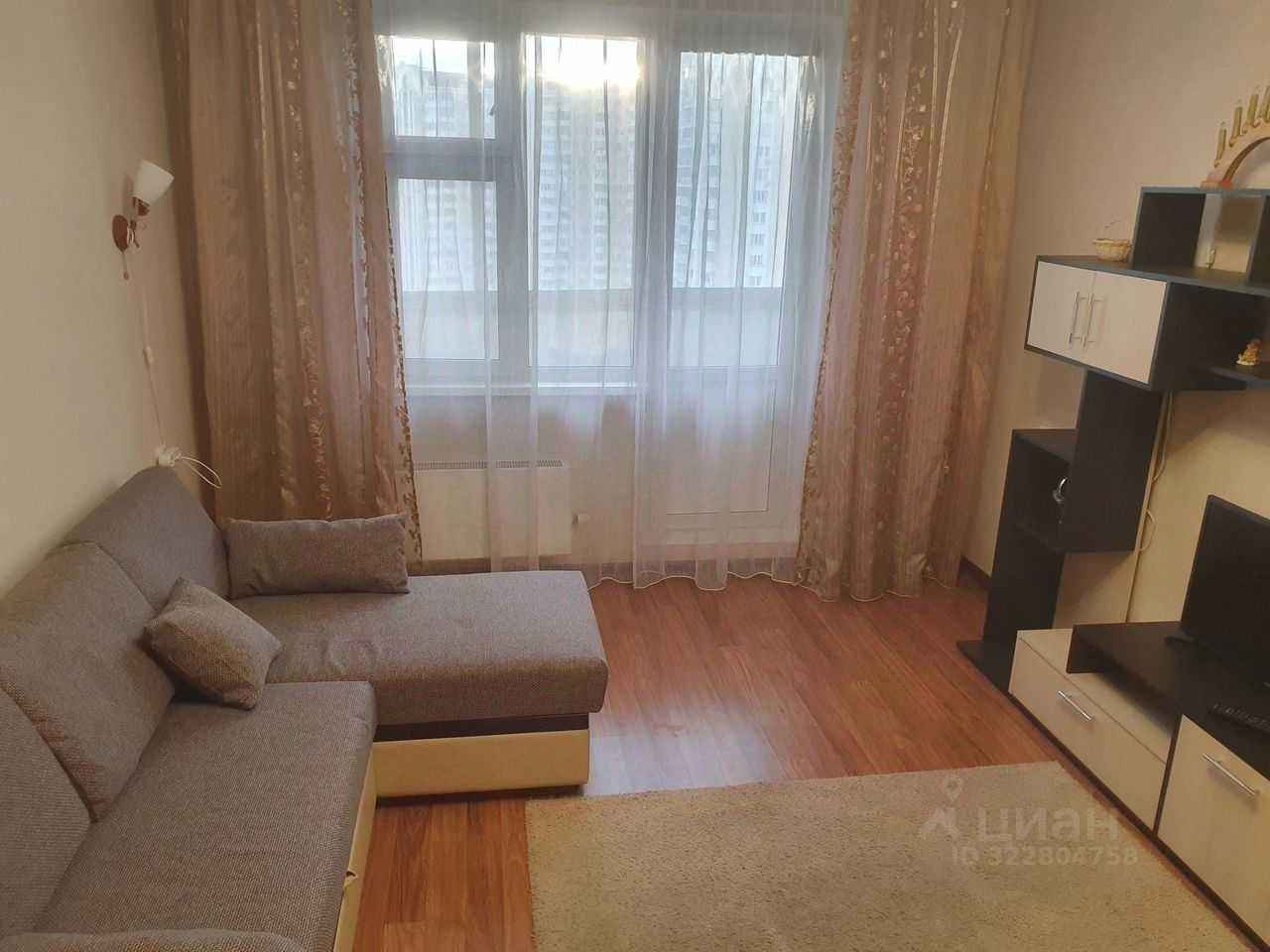 2-комнатная квартира, 57 м²