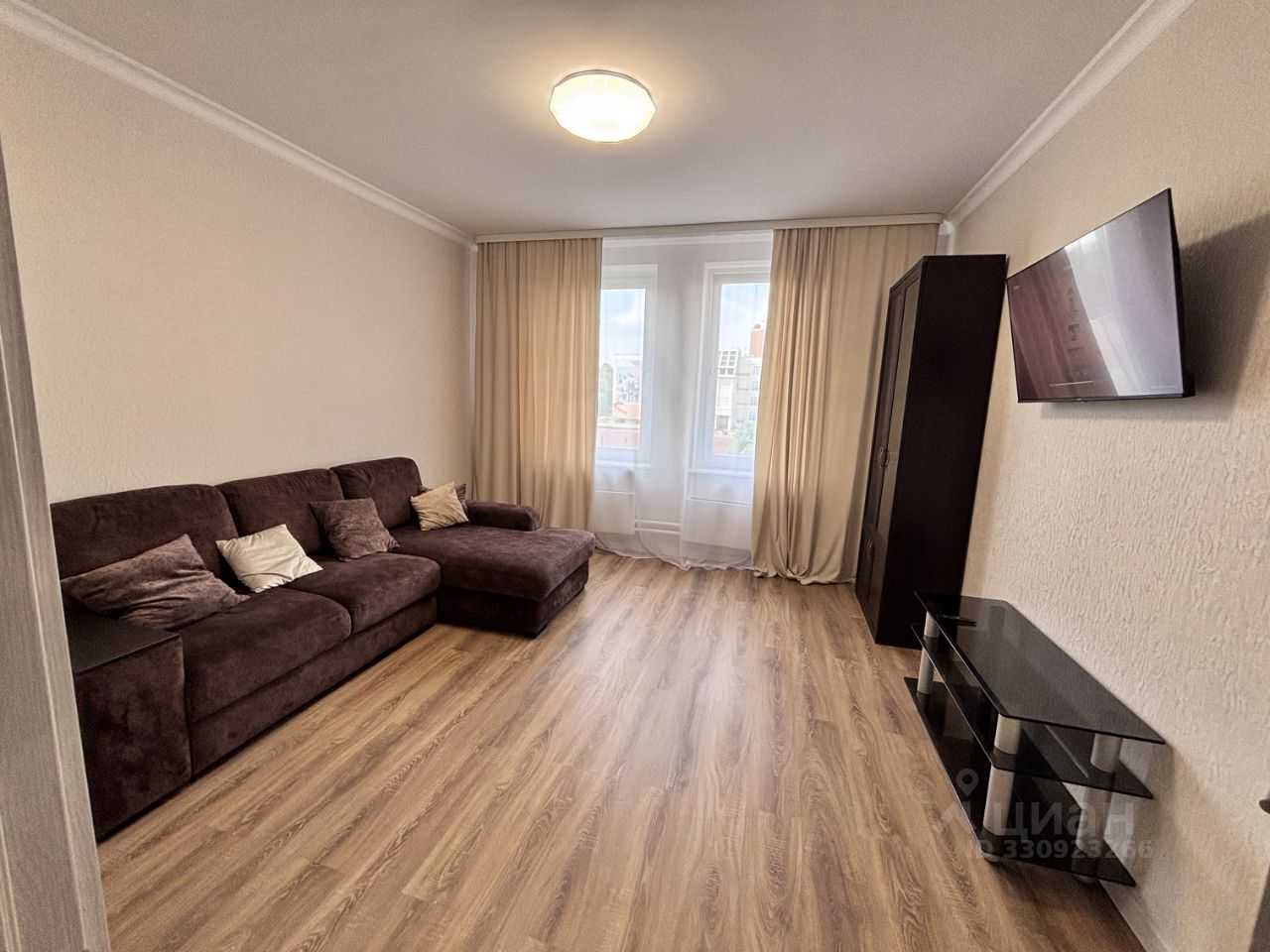 2-комнатная квартира, 55 м²