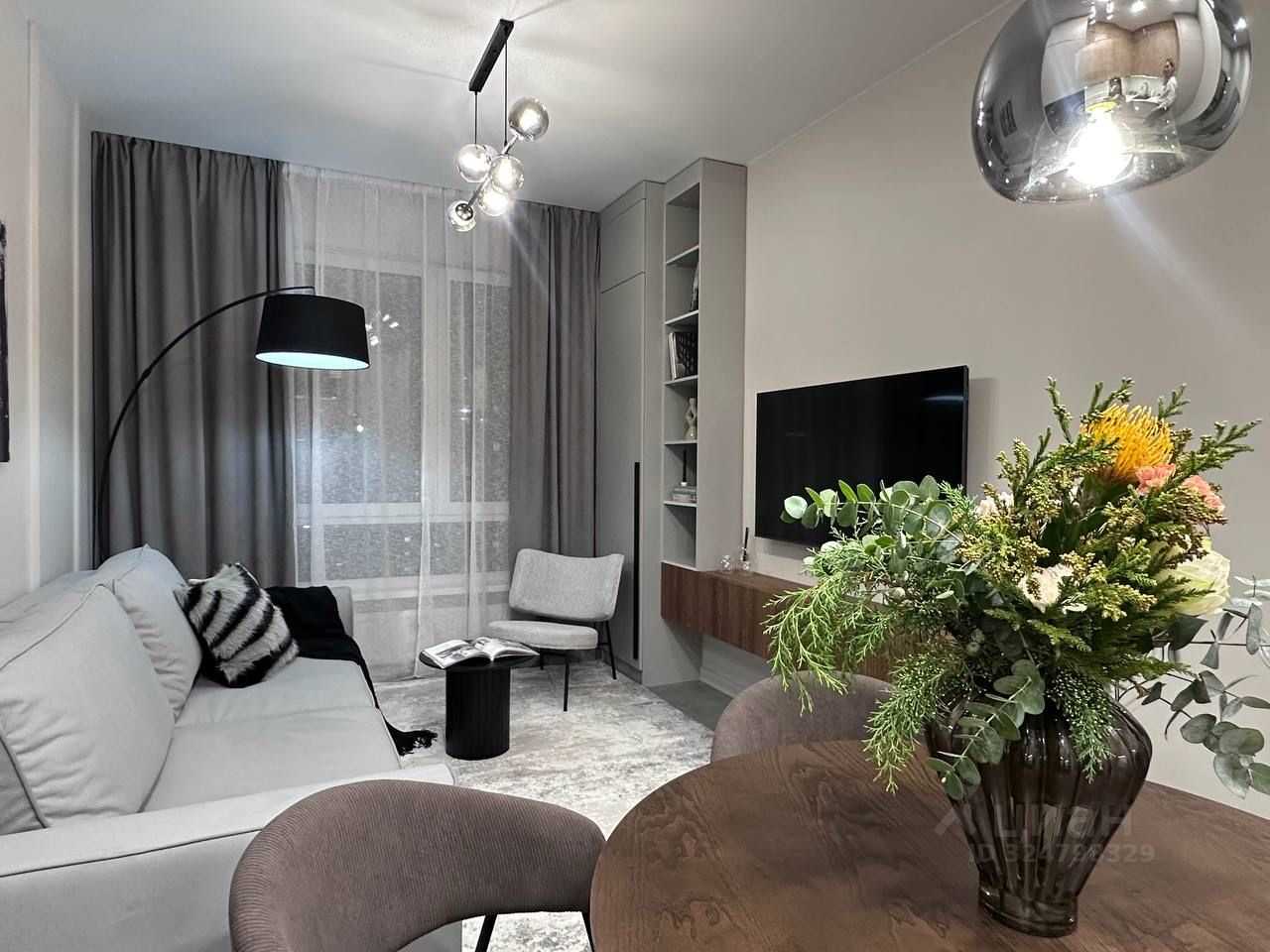 1-комнатная квартира, 36,3 м²