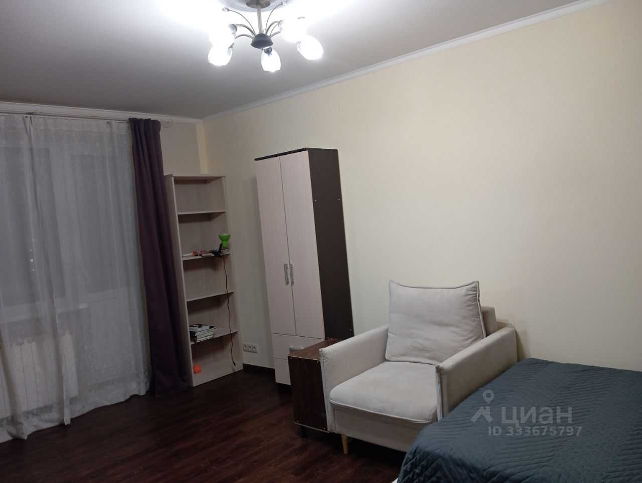 1-комнатная квартира, 38 м² — фотография 3